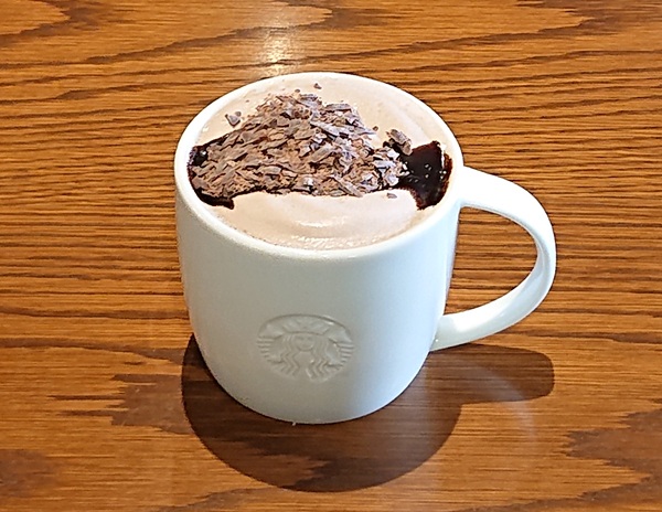 カカオムースラテ 苦い