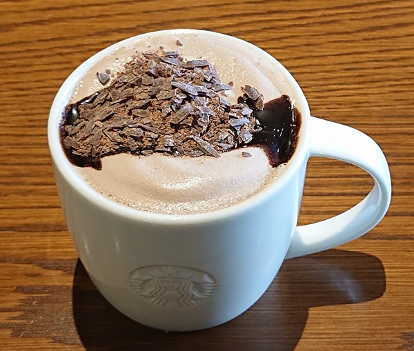カカオムースラテ カスタム 甘さ控えめ